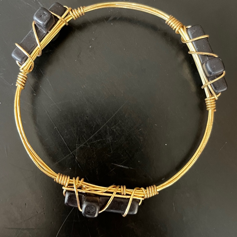 Gold Cross Bracelet